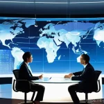 무역 전문가가 반드시 알아야 할 국제법 - **Global Business Collaboration and Legal Frameworks:**
    A vibrant, dynamic image showcasing a di...