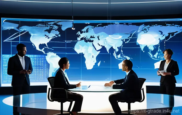 무역 전문가가 반드시 알아야 할 국제법 - **Global Business Collaboration and Legal Frameworks:**
    A vibrant, dynamic image showcasing a di...